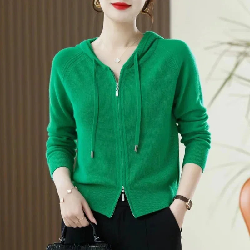 Alina | Loft Knit Hoodie