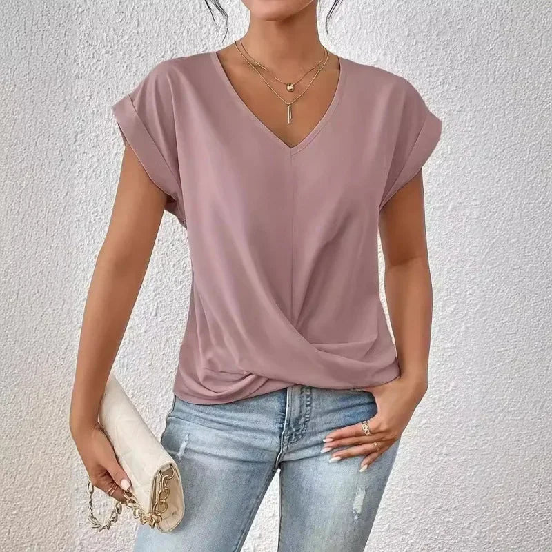 Gaia - Elegance V-Neck Top
