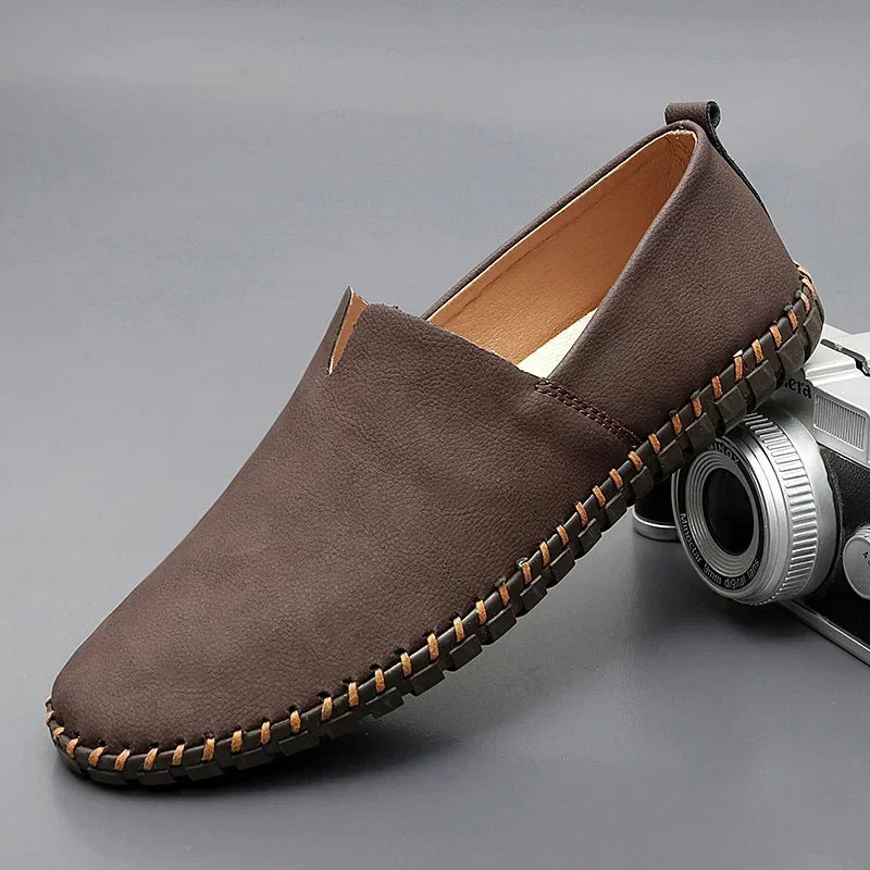 Elegant Comfort Leather Loafers™