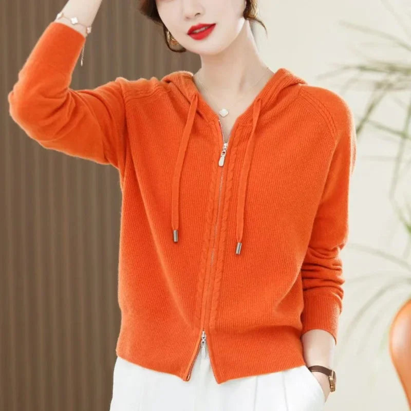 Alina | Loft Knit Hoodie