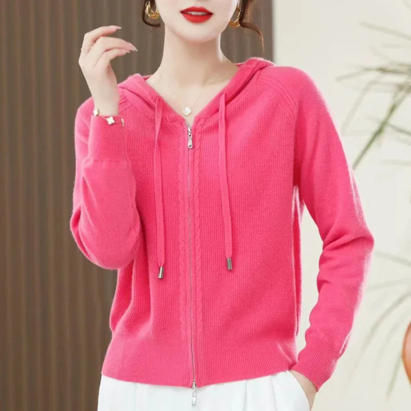 Alina | Loft Knit Hoodie