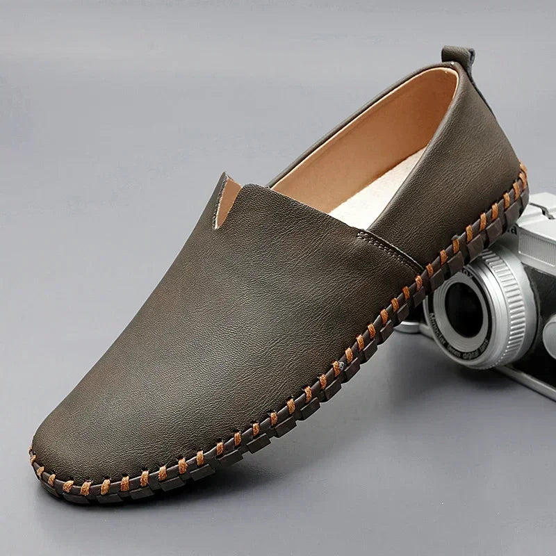 Elegant Comfort Leather Loafers™