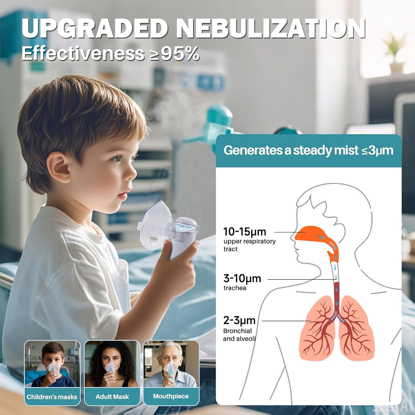 WhisperMist™ Nebulizer for All Ages