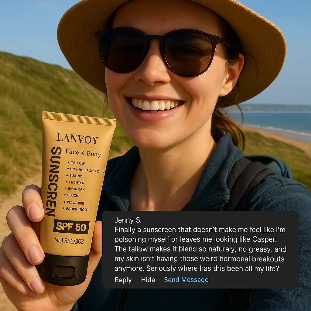 Lanvoy's Tallow Sun Shield SPF 50™