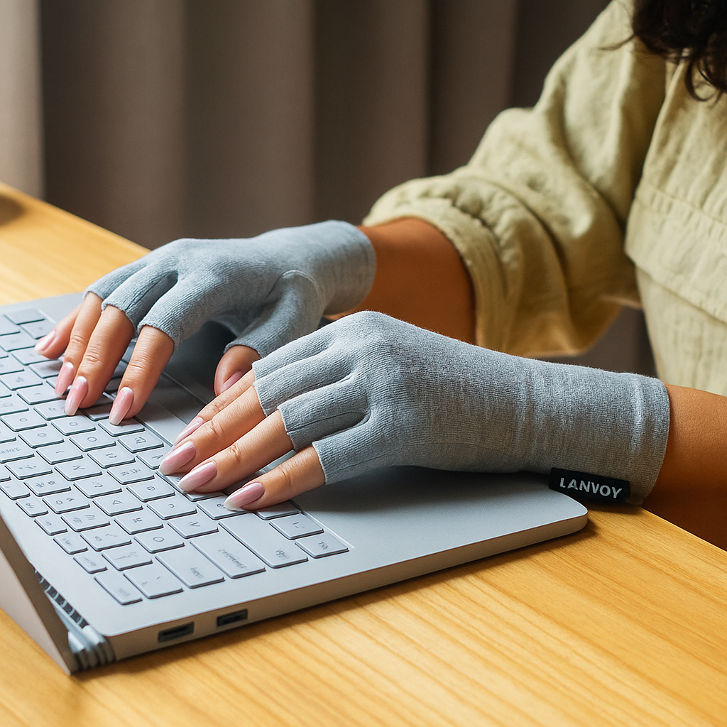 LANVOY ReliefGrip™ – Compression Gloves