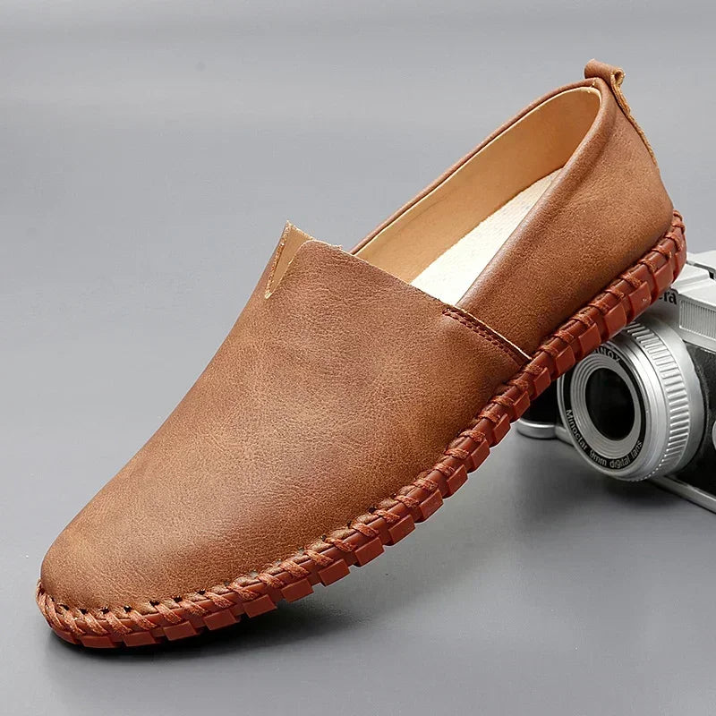 Elegant Comfort Leather Loafers™