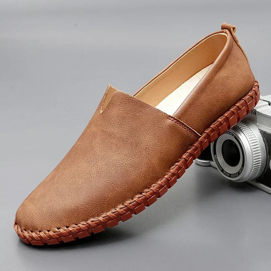Elegant Comfort Leather Loafers™