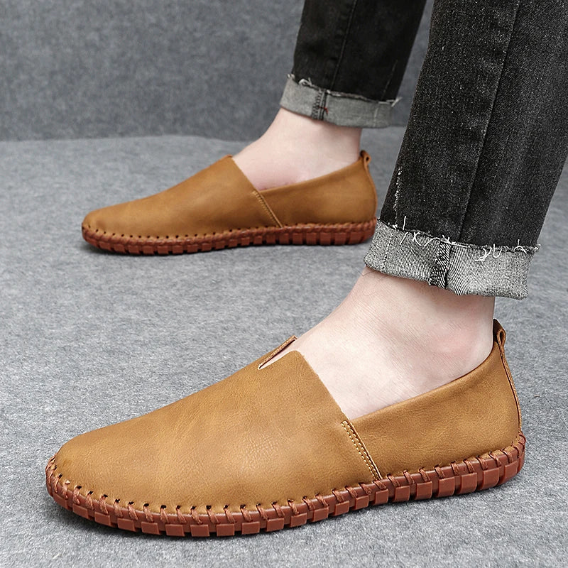 Elegant Comfort Leather Loafers™