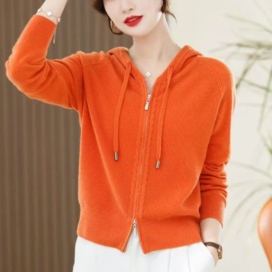 Alina | Loft Knit Hoodie