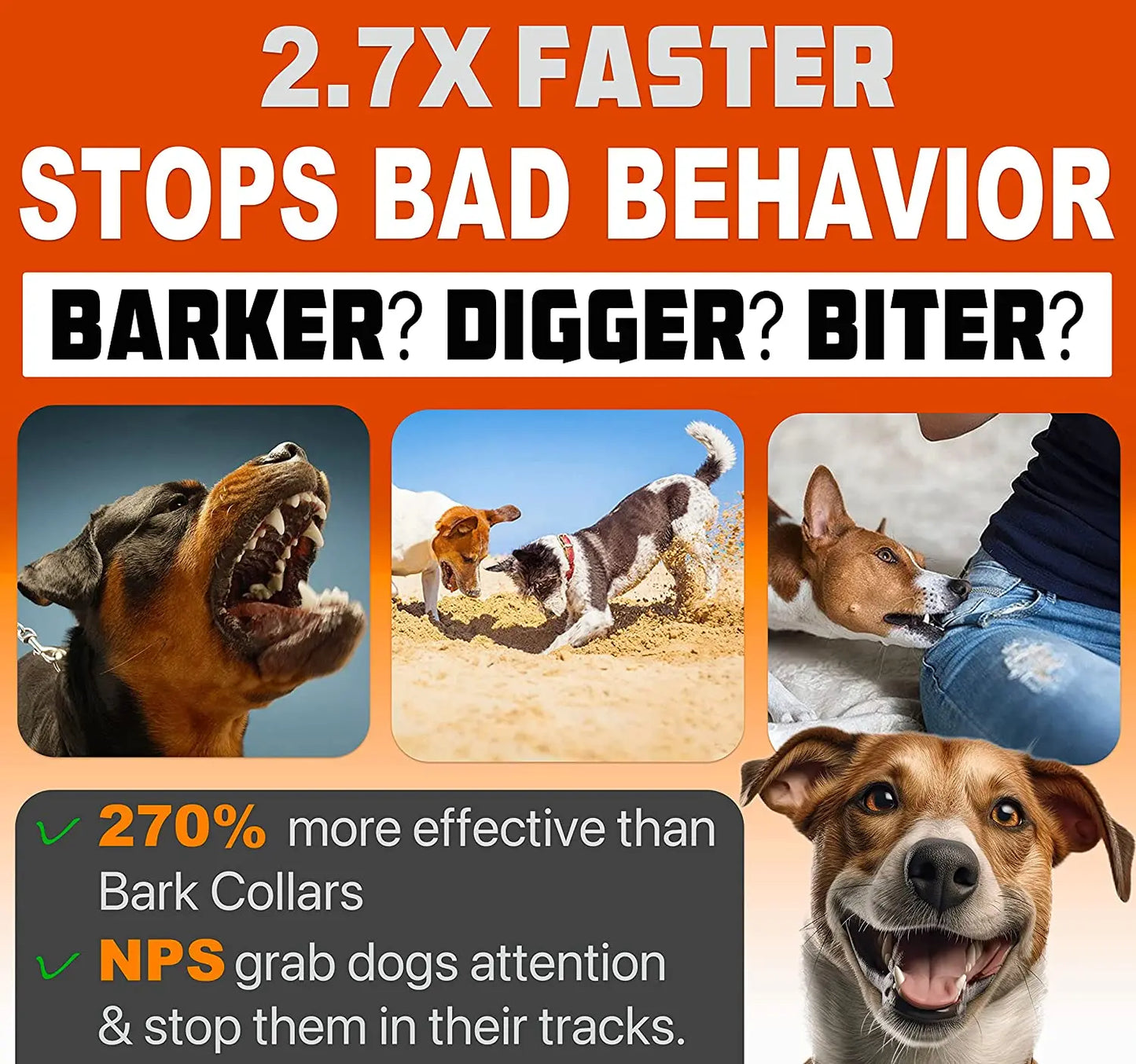 Peaceful Paws™  Ultrasonic Bark Control