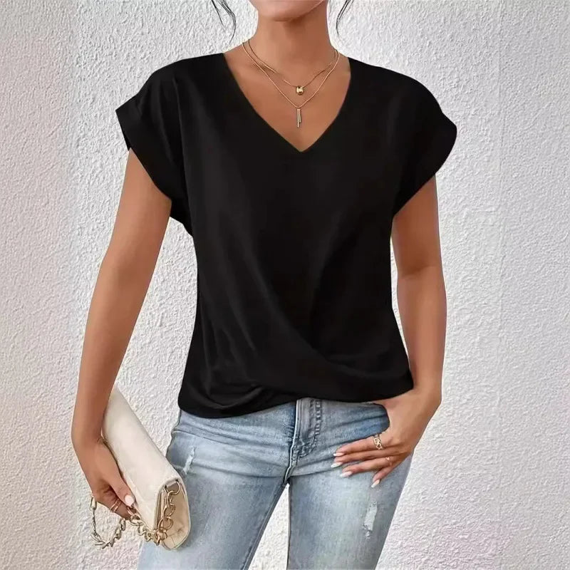 Gaia - Elegance V-Neck Top