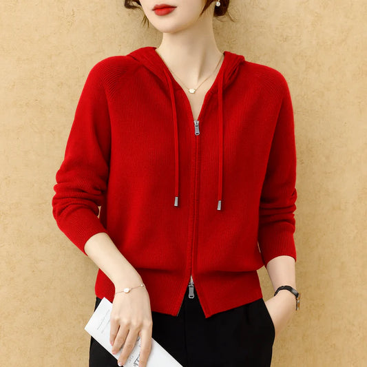 Alina | Loft Knit Hoodie